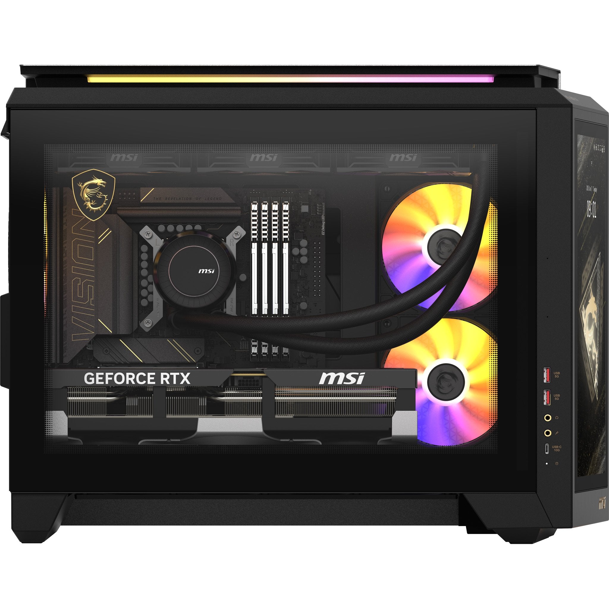 EAN 4711377288750 - MSI MEG Vision X AI 2NVV7-004EU Intel Core Ultra 7 265K 32 GB DDR5-SDRAM 2 TB SSD NVIDIA GeForce RTX 5080 imagen 6