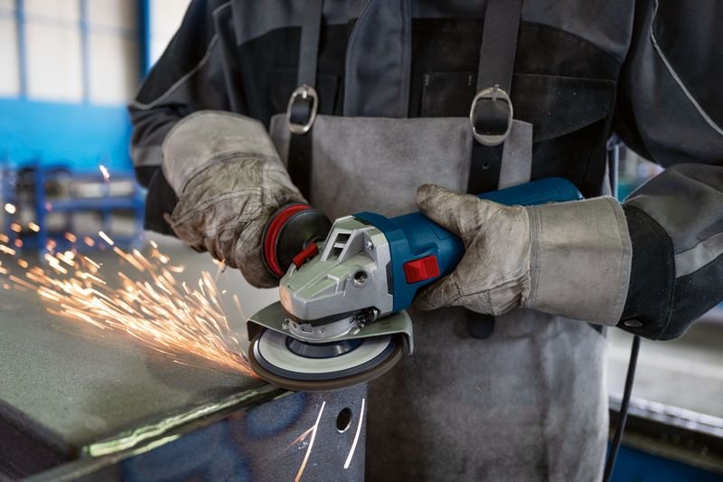 Amoladora Angular Bosch Professional  Gws 12-125 Professional Azul, 1.200 Vatios 06013a6106