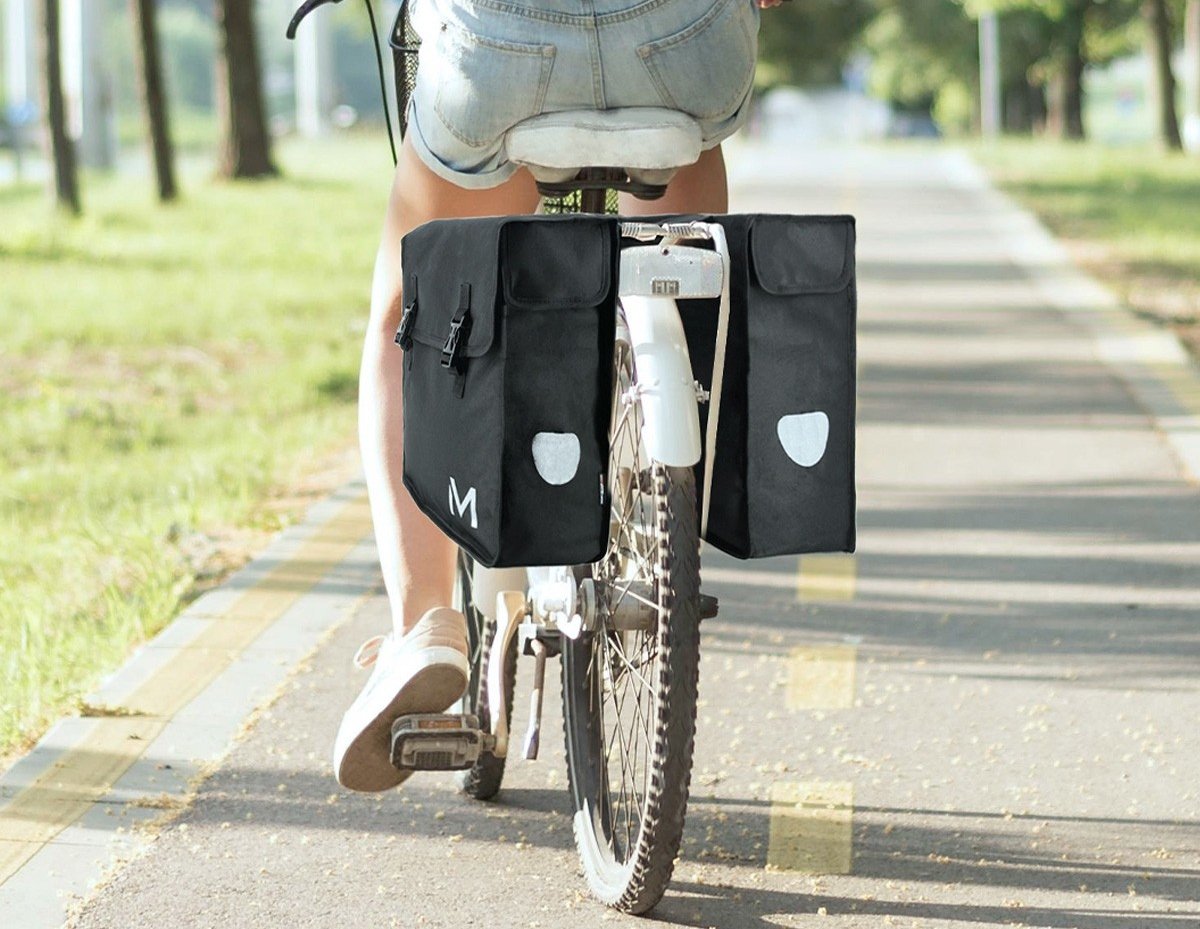 EAN 3700992528021 - Mobilis 070002 bolsa para bicicletas y cesta Parte trasera Bolsa de bicicletas 30 L Poliéster Negro imagen 4