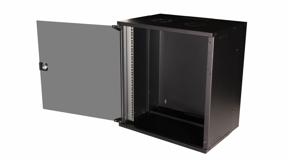 Equip 19" Armario Mural Puerta De Cristal Eco 540x400mm 12u Negro