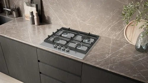 Siemens Ec6a5hi90 Hobs Negro, Acero Inoxidable Integrado 60 Cm Encimera De Gas 4 Zona(S)