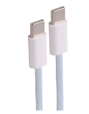 Shiverpeaks Usb-C Cable De Carga, 2.0, 60w, Azul, Textil, 1m