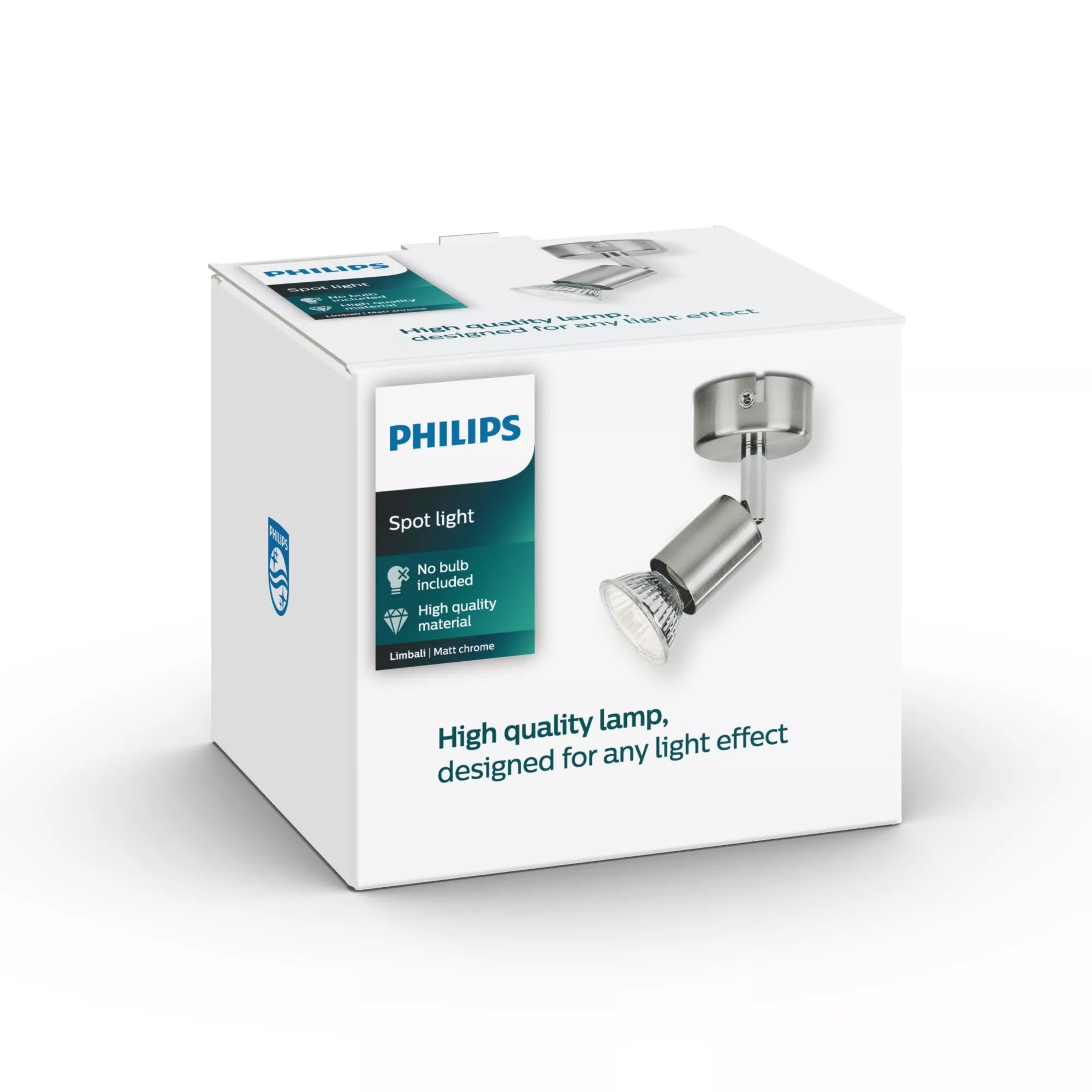 Foco 1 Elemento Gu10 Mod. Limbali Ø8x13cm Philips