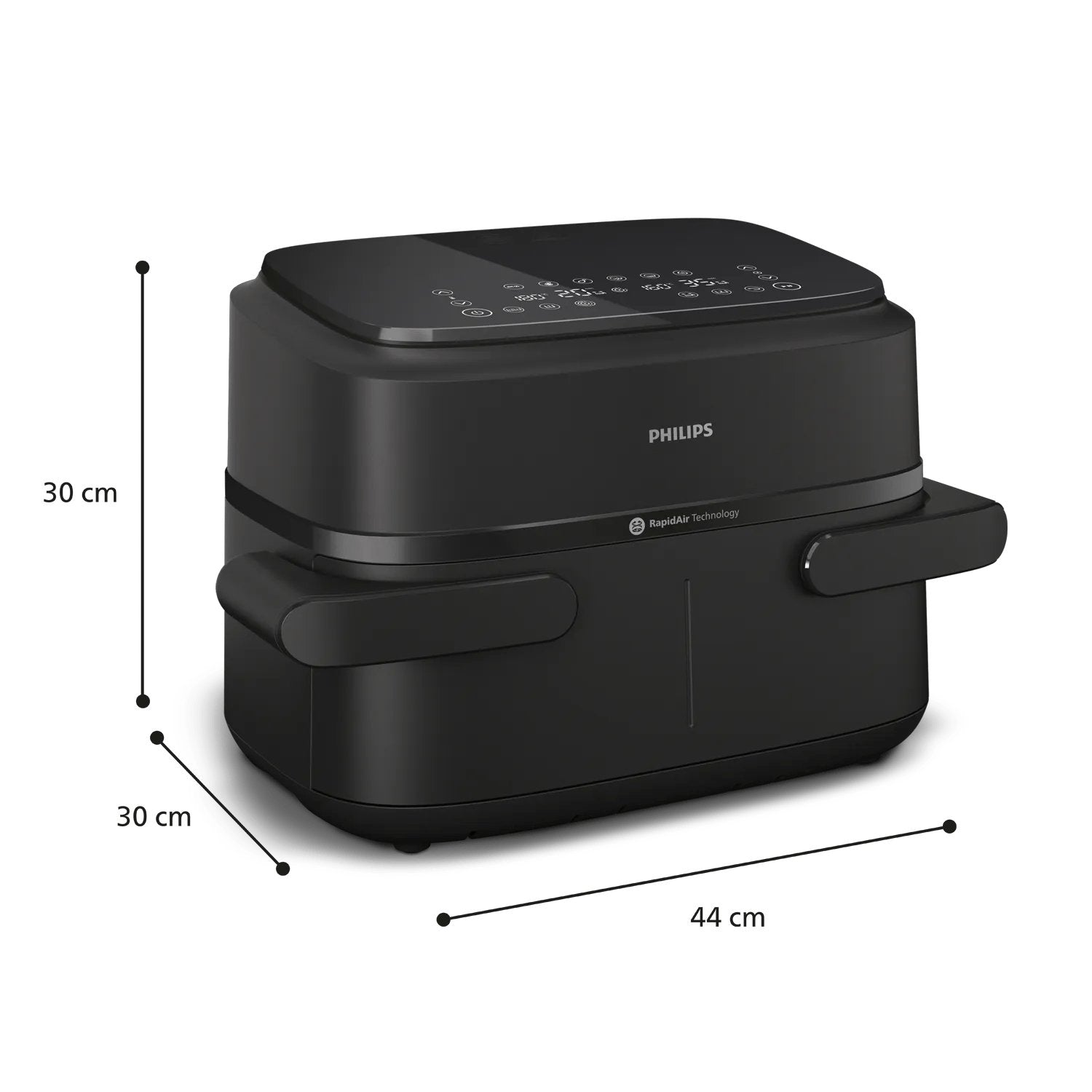 EAN 8720389052989 - Philips 1000 series NA150/00 freidora Doble 7 L Independiente 2450 W Freidora de aire caliente Negro imagen 3