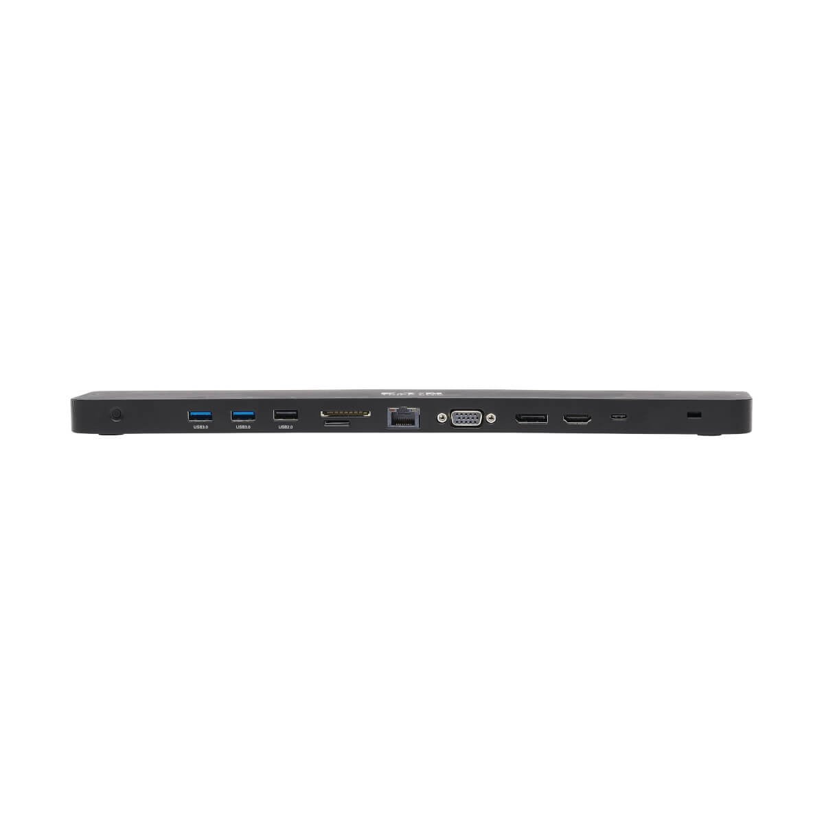 Tripp Lite U442-Dock7d-B Estación De Conexión Usb C, Pantalla Triple - 4k Hdmi Y Dp, Vga, Usb 3.2 Gen 1, Hub Usb A Y Usb C, Gbe, Carga Pd De 100w, Negro