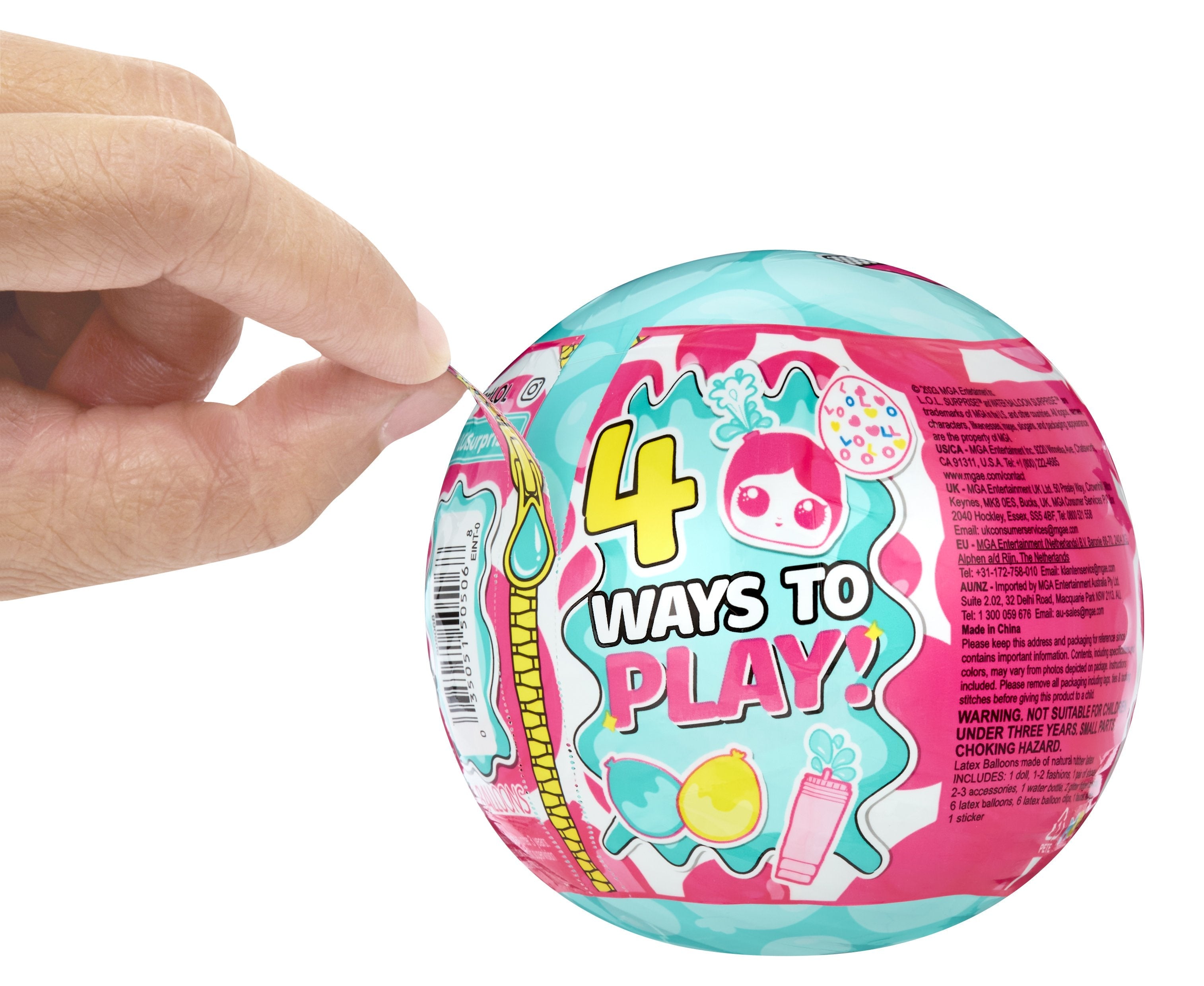 Muñeca Mga Entertainment Lol Surprise Globo De Agua Sorpresa Tots Artículos Surtidos 505068-Euc