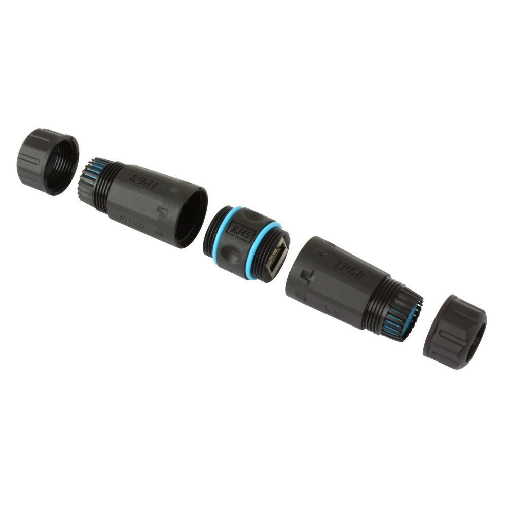 Techly Iwp-Md C6-Ip68t Cambiador De Género Para Cable Rj-45 Negro