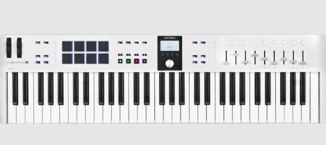 Arturia 231531 Keylab Essential 61 Mk3 Blanco Midi Keyboard