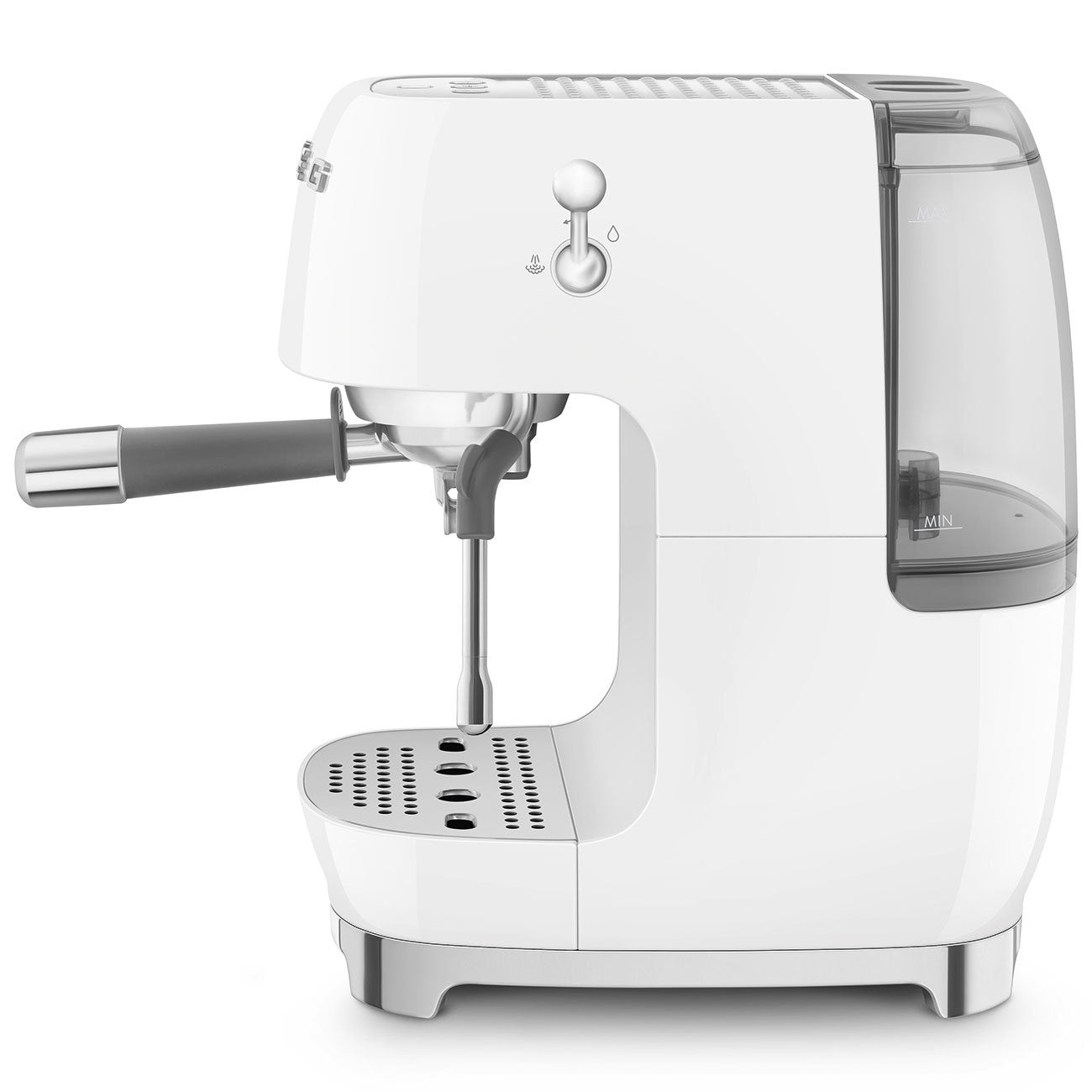Smeg Espressomaschine Ecf03wheu, Thermoblock, Cold Brew, Dampfdüse, 1.4l Tank