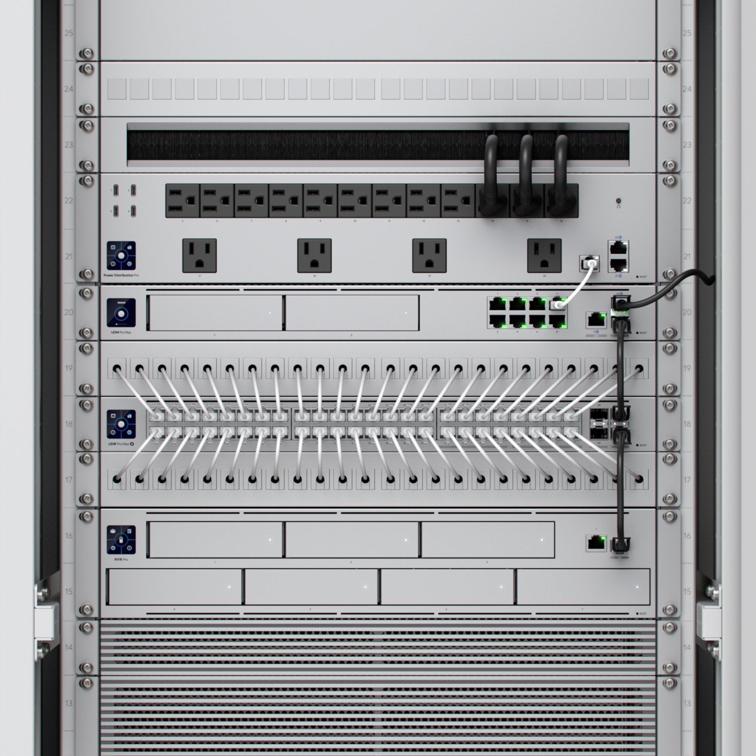 Inserto Ciego De Keystone Ubiquiti Con Pasaje, Paquete De 12, Gris Cubierta, Para Un Panel De Parche Keystone En Blanco De 24 Puertos Uacc-Keystone-Blank-Insert-Th