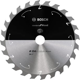 Hoja De Sierra Circular Bosch Estándar Para Madera, 254 Mm