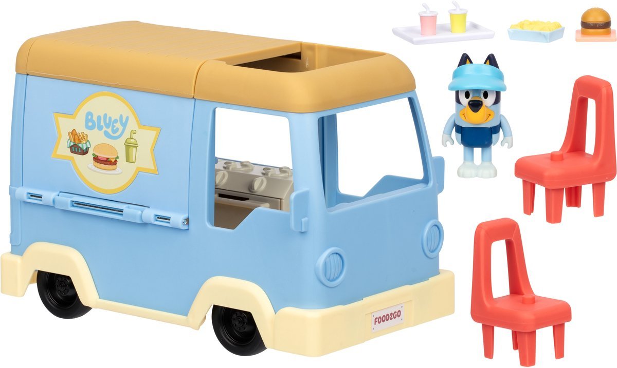 Moose Toys Bluey - Lets Play Chef Food Truck Juego, Vehículo De Juguete 18919