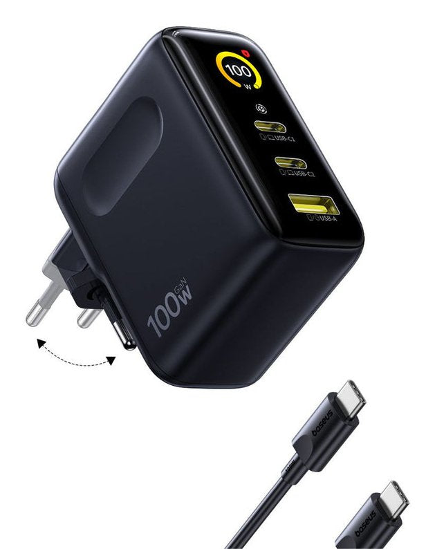 Picogo Ae11 Fast Charger 2c+U 100w Eu Cosmic Black