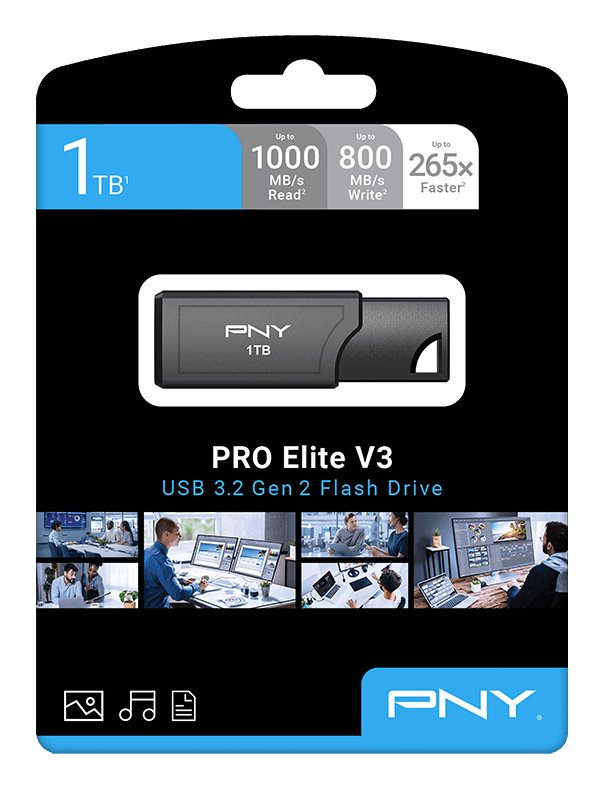 EAN 751492793047 - PNY Pro Elite V3 unidad flash USB 256 GB USB tipo A 3.2 Gen 2 (3.1 Gen 2) Negro imagen 9