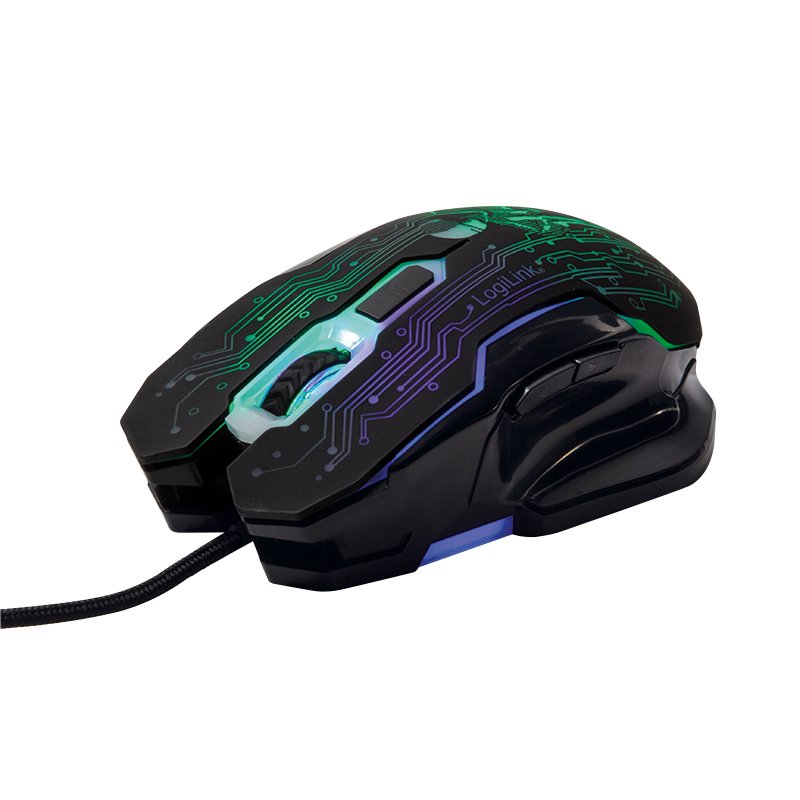 Logilink Id0137 Ratón Usb Tipo A Óptico 2400 Dpi Ambidextro
