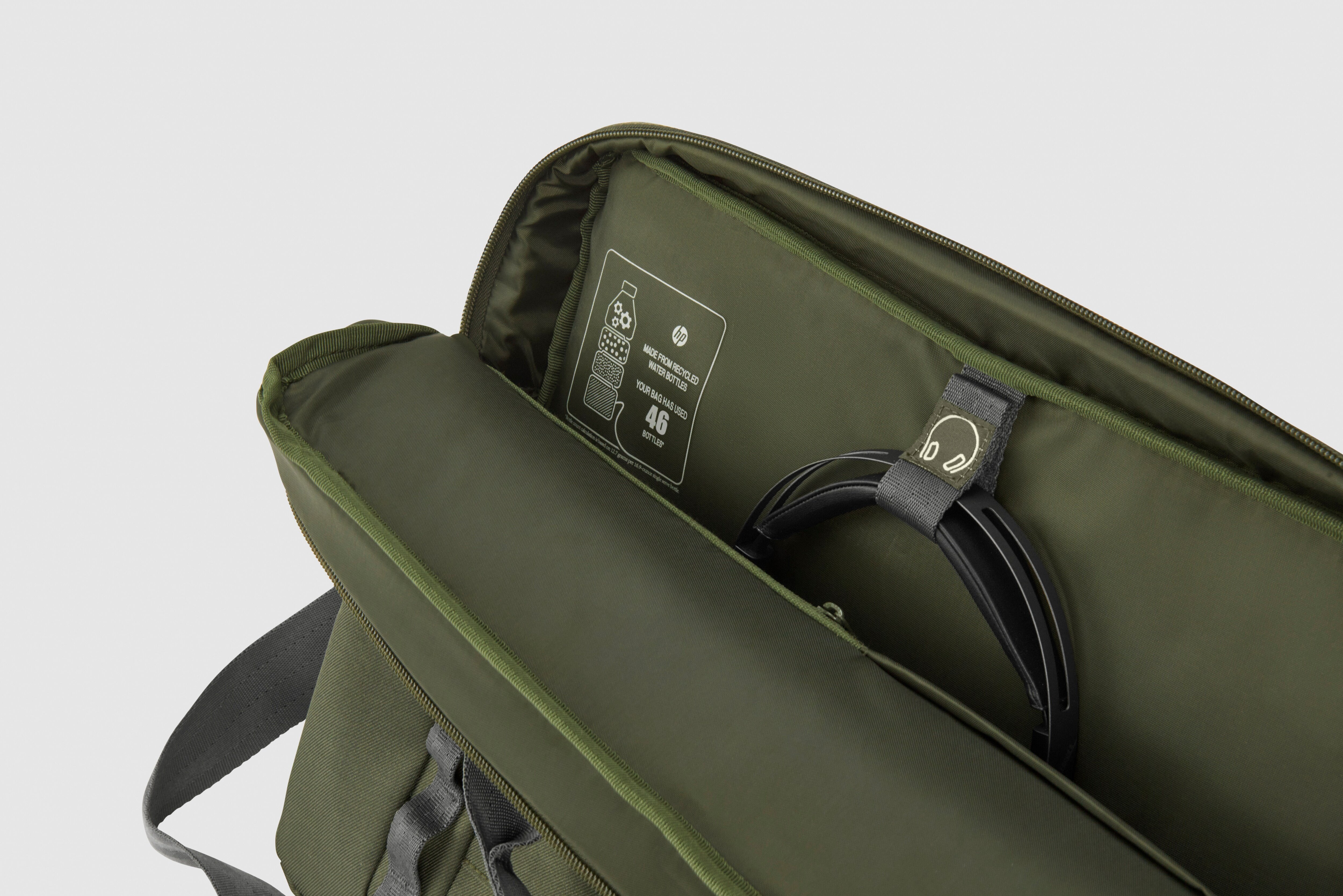 EAN 0197961660296 - HP 15.6 Modular Laptop Bag 39,6 cm (15.6") Bandolera Verde, Gris imagen 9