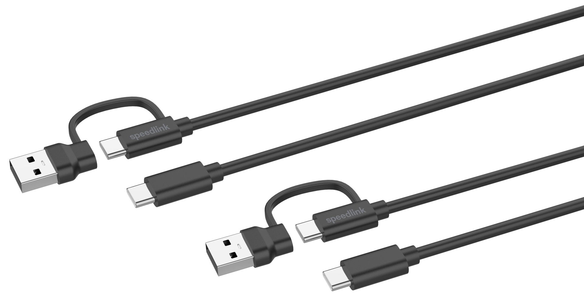 Speedlink Sl-460101-Bk Cable Usb Usb 3.2 Gen 1 (3.1 Gen 1) 3 M Usb A/Usb C Usb C Negro