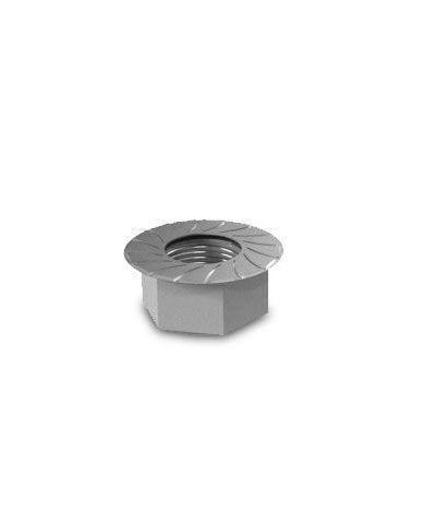 K2 Hexagon Flange M8 1000043 Sperrzahnmutter Edelstahl
