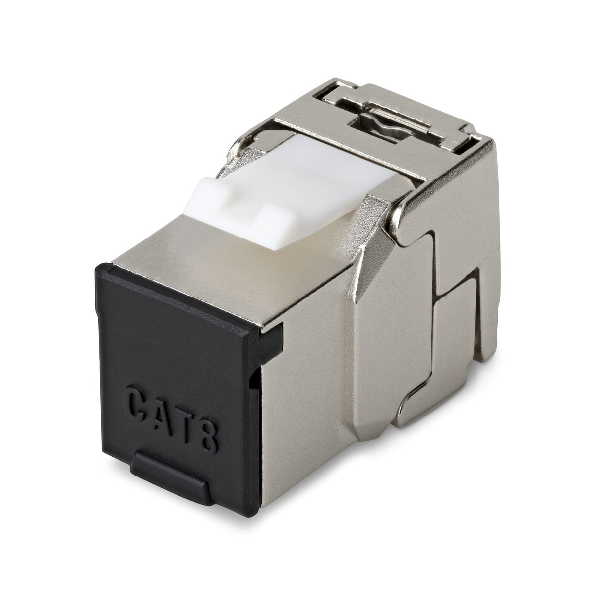 Startech.Com Cat8 Keystone Jack Módulo, Pack De 6 Rj45 Ethernet Keystone Conector Hembra, Utp Cat8 Wandbuchse, 180 Grad, Sin Herramientas, Plano, Plateado, Rj-45, Conector Hembra, Conector Hembra, 25/40gbase-T