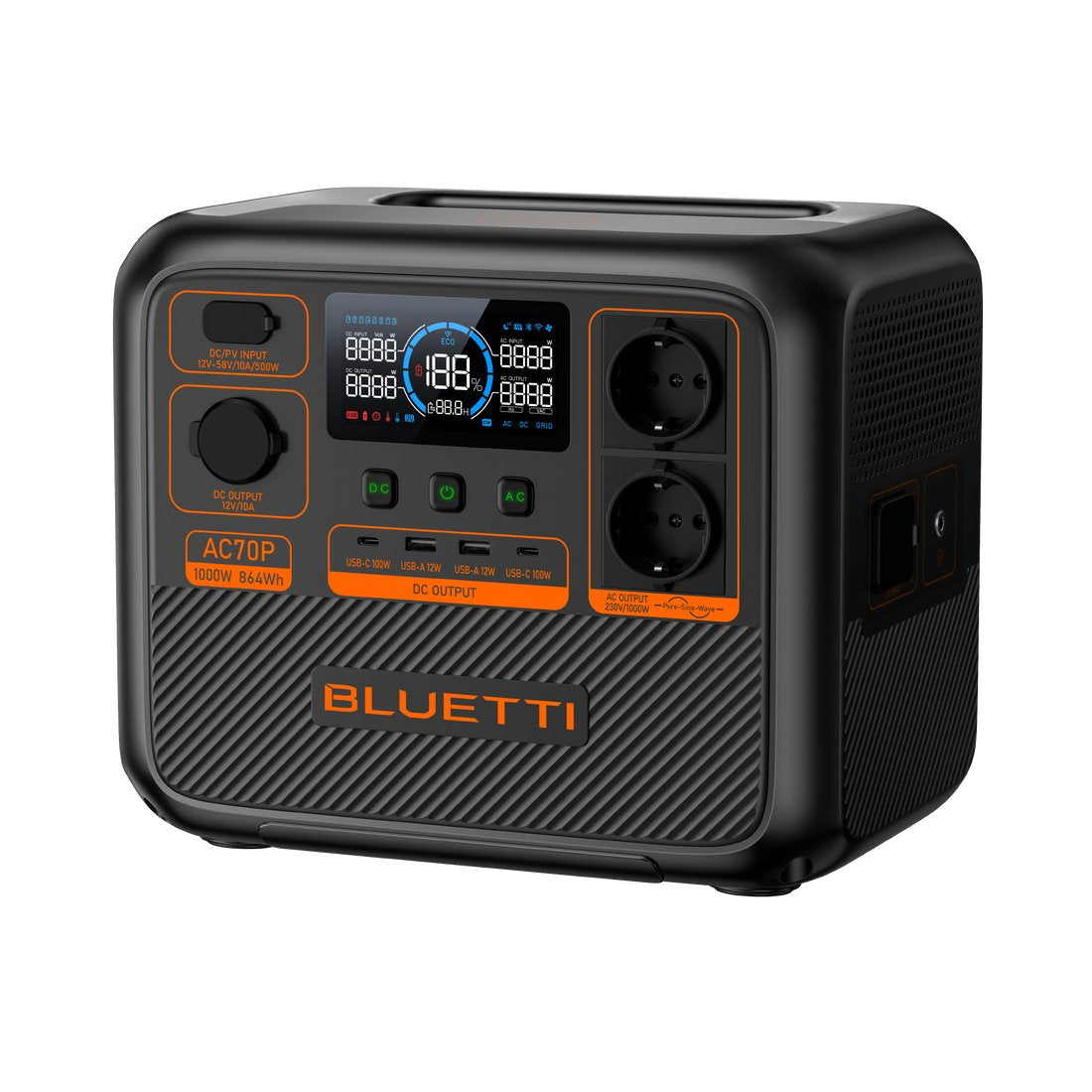 Bluetti Poweroak Ac70p - Portable Power Station