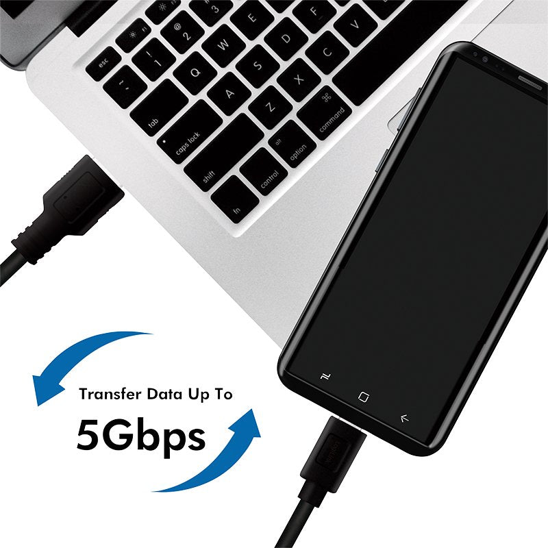 Logilink Cu0167 - Cable Usb 3.2 Gen1x1, Usb-A Macho A Usb-C Macho, Negro, 0.5m