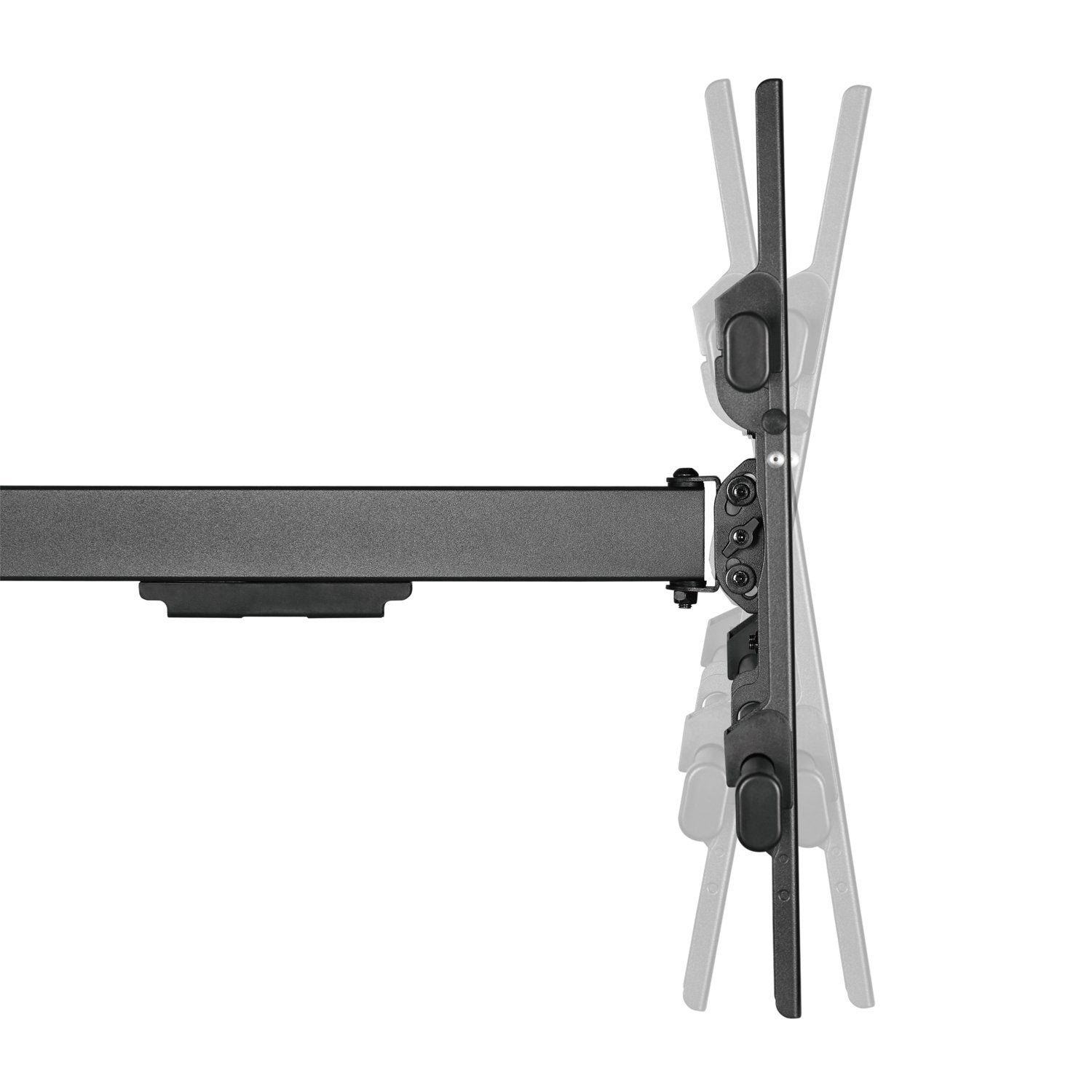 Aisens Soporte Pro Giratorio, Inclinable Y Nivelable Para Monitor/Tv 50kg De 43-80, Negro