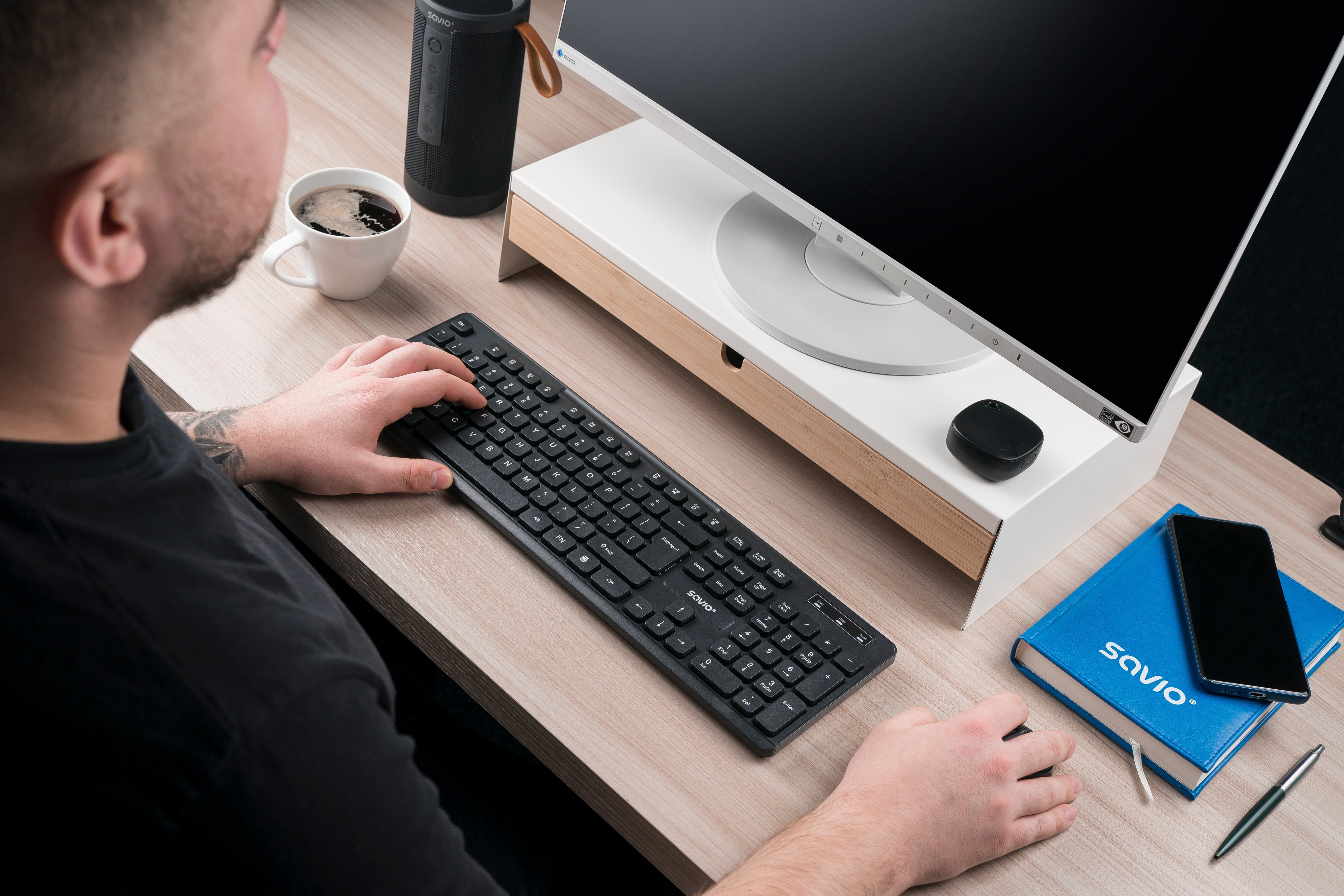 EAN 5901986048855 - Savio KB-02 teclado Hogar / Oficina USB QWERTY Negro imagen 10