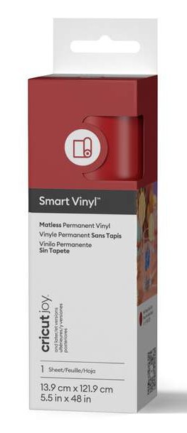 Cricut Smart Vinyl Permanent Joy 14x122cm 1 Sheet (Mat Red)
