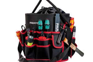 Parat 5990831991 Caja De Herramientas Tela Negro, Rojo