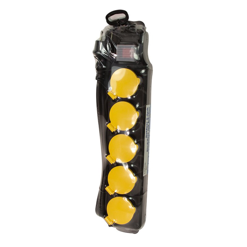 Logilink Regleta De Enchufes  De 5 Tomas 5xcee 7/3 Con Interruptor Exteriores
