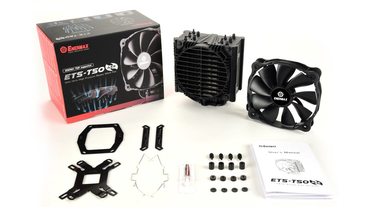 Ven Cpu Enermax Ets-T50a-Fss Axe Silent Edition 140 X140 X25mm Ets-T50a-Fss