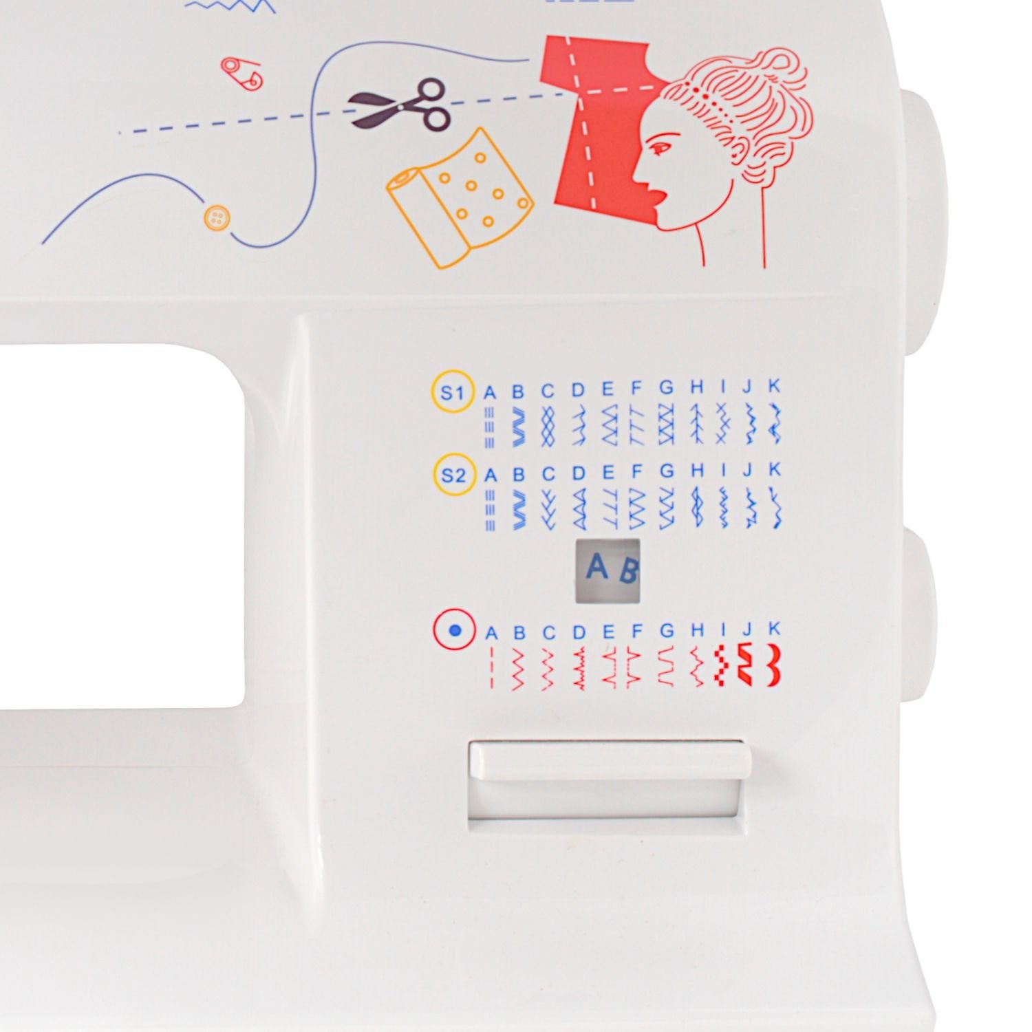 EAN 5902022181345 - Łucznik LAURA 555 máquina de coser Máquina de coser semiautomática Eléctrico imagen 11