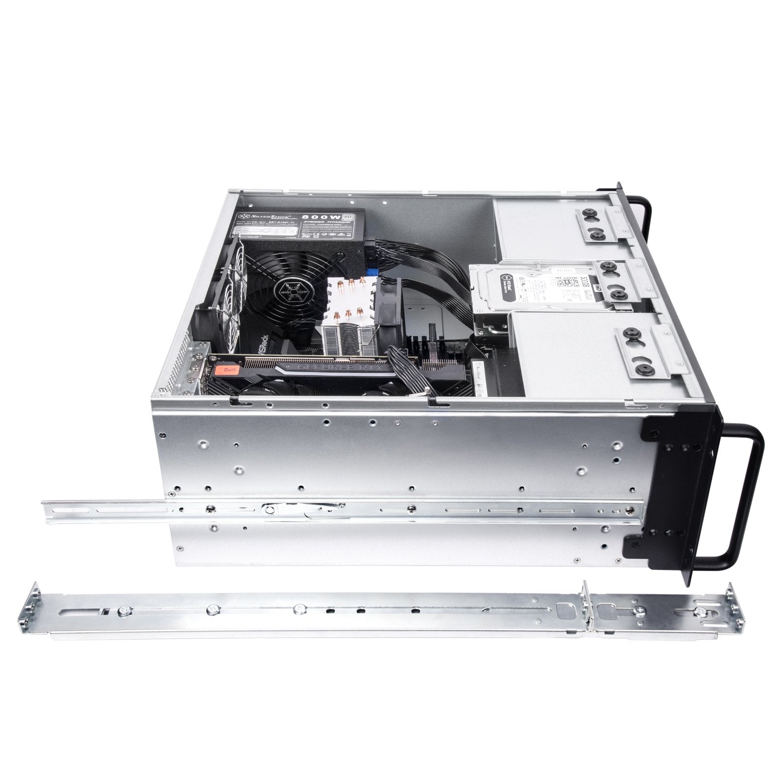 Silverstone Sst-Rm41-506, Chasis De Servidor De Montaje En Rack 4u 6 Bahías 5,25 "