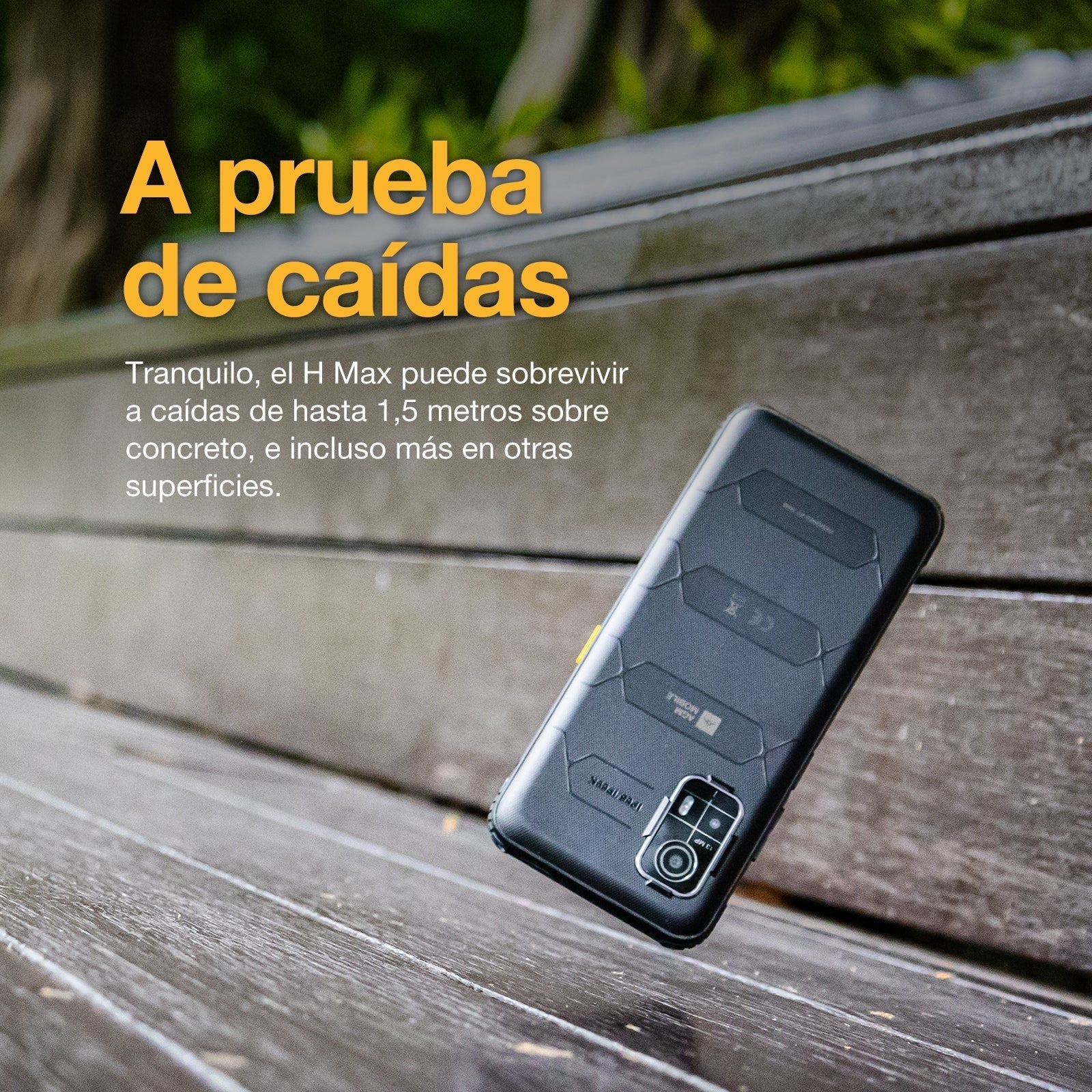 Agm H Max Black Rugerizado 8+256gb 6.56" 90hz Hd+ 4g