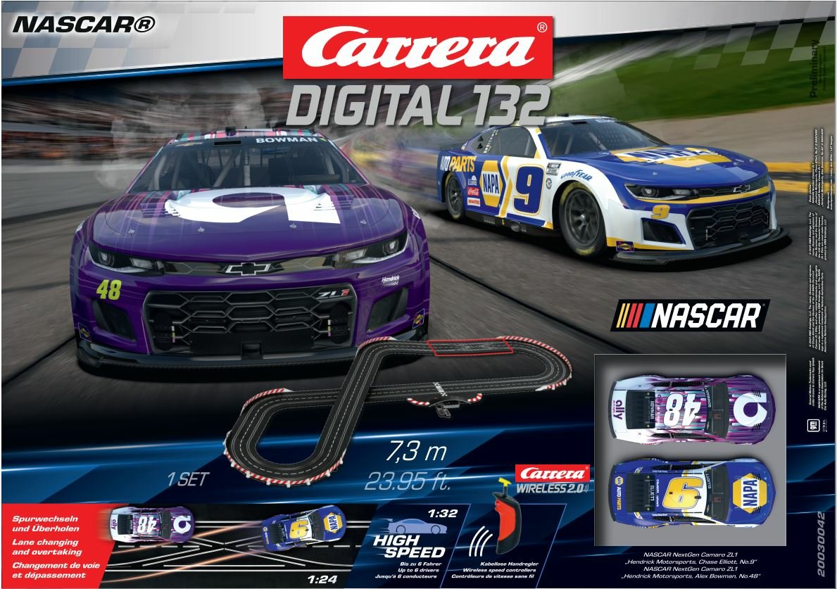 Carrera Digital 132 Nascar Daytona Challenge, Pista De Carreras   20030042
