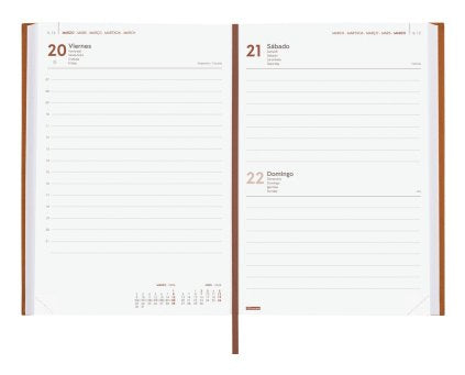 EAN 8422952404682 - Finocam 625164026 agenda Agenda diaria Marrón imagen 2