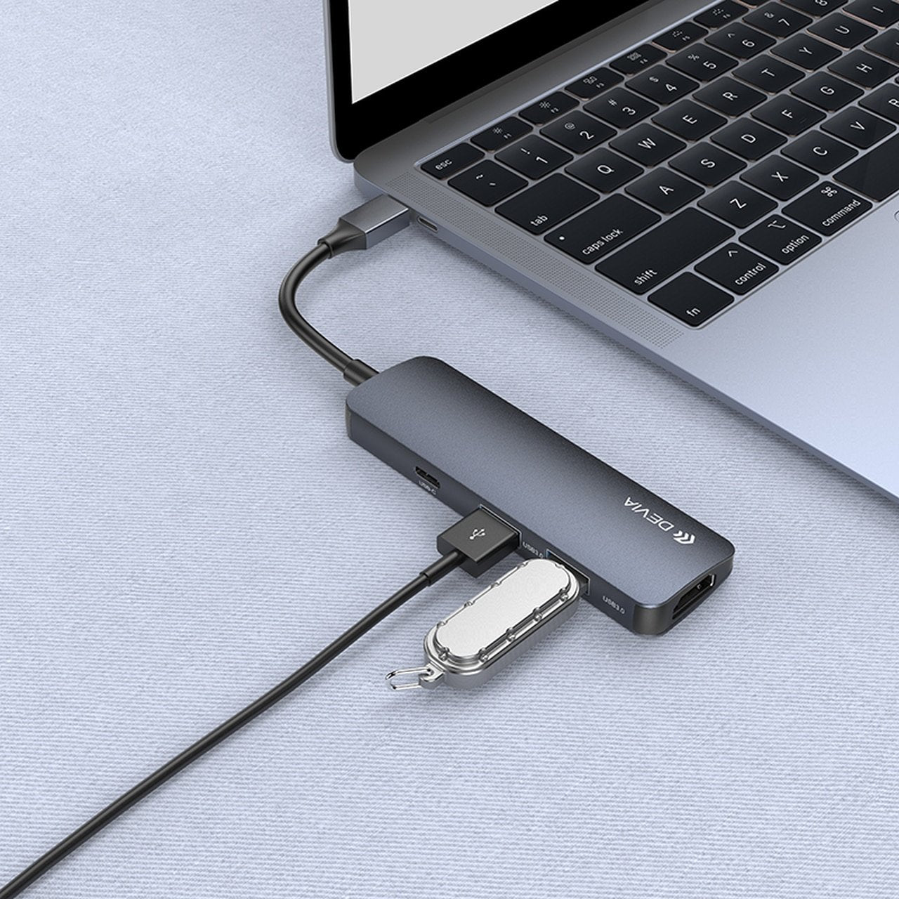 Leopard Type-C To Hdmi Usb3.0*2+Pd 4 In 1 Hub