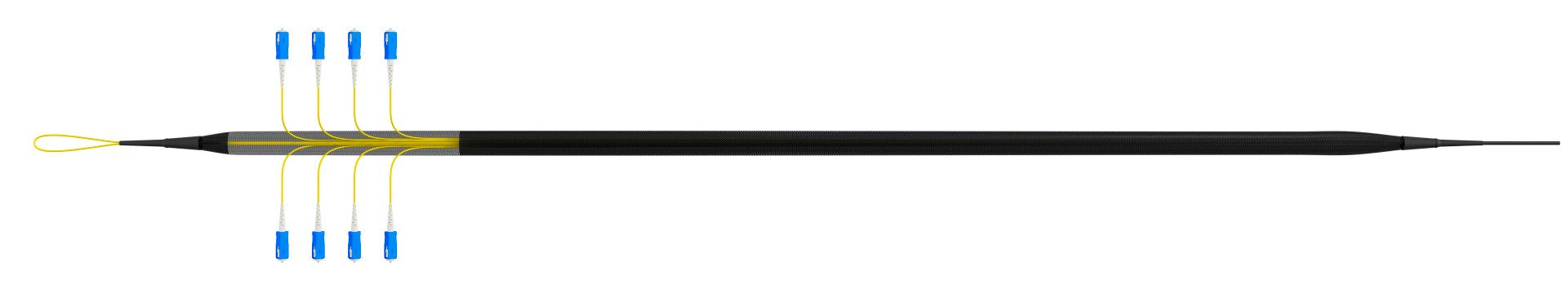 Efb Trunkcable U-Dq(Zn)Bh Os2 8e (1x8) Sc-Sc 130m Dca Lszh G657a1