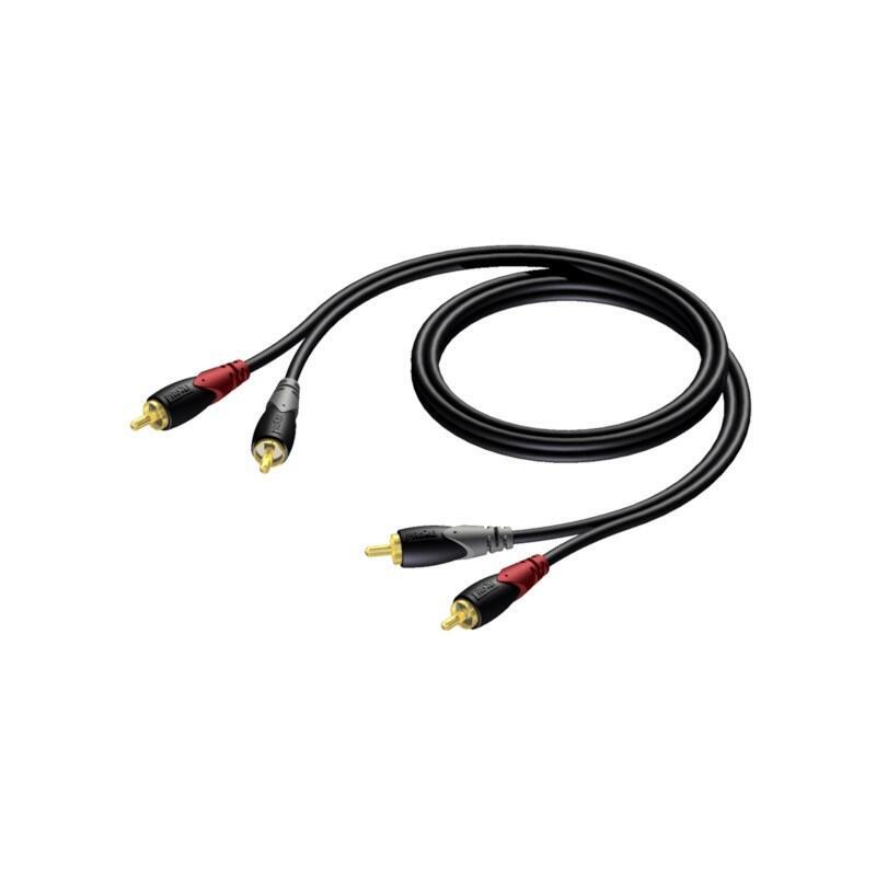 Cable 2x Rca/Cinch Macho - 2x Rca/Cinch Macho 1,5m - Cla800/1.5