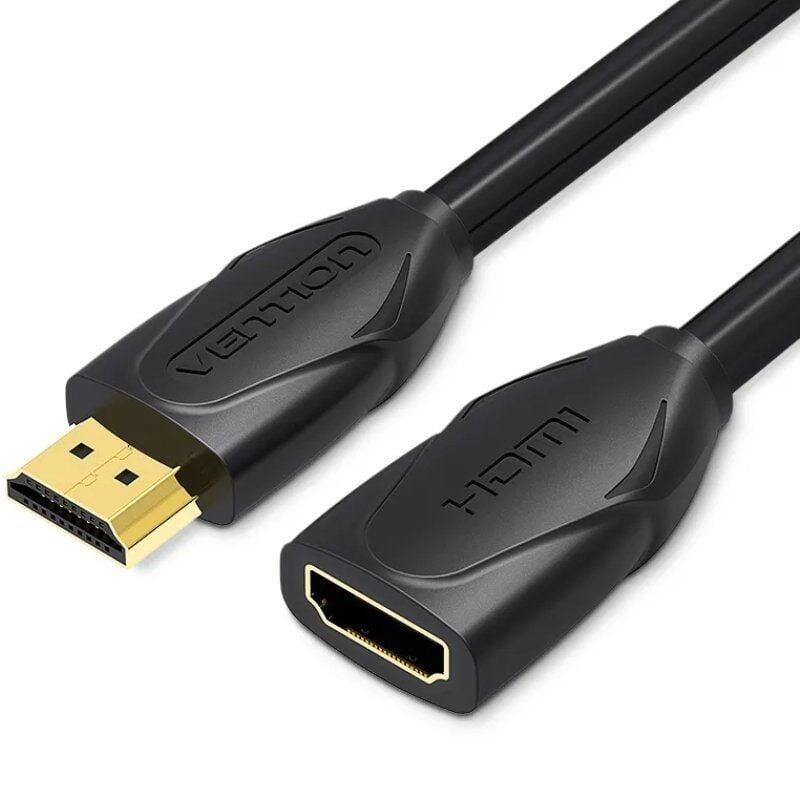 Cable Alargador Hdmi Vention Vaa-B06-B150 Hdmi Macho Hdmi Hembra 1.5m Negro