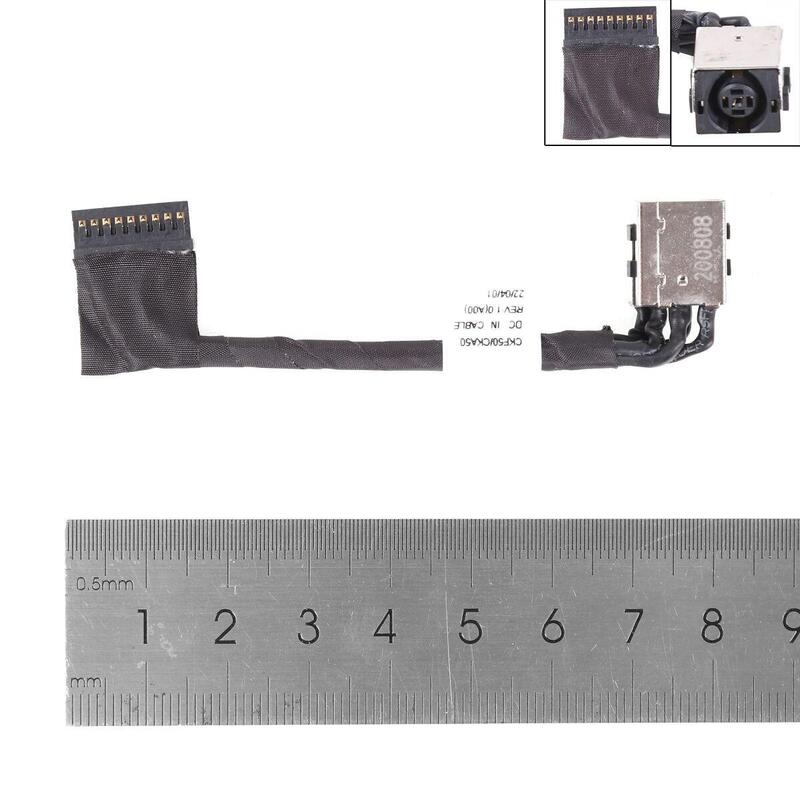Cable Conector Cc Dell Inspiron 15 G5 5587 G7 7577 7587 7588 Cable De Alimentación Con Conector Cc Xj39g Pj1108