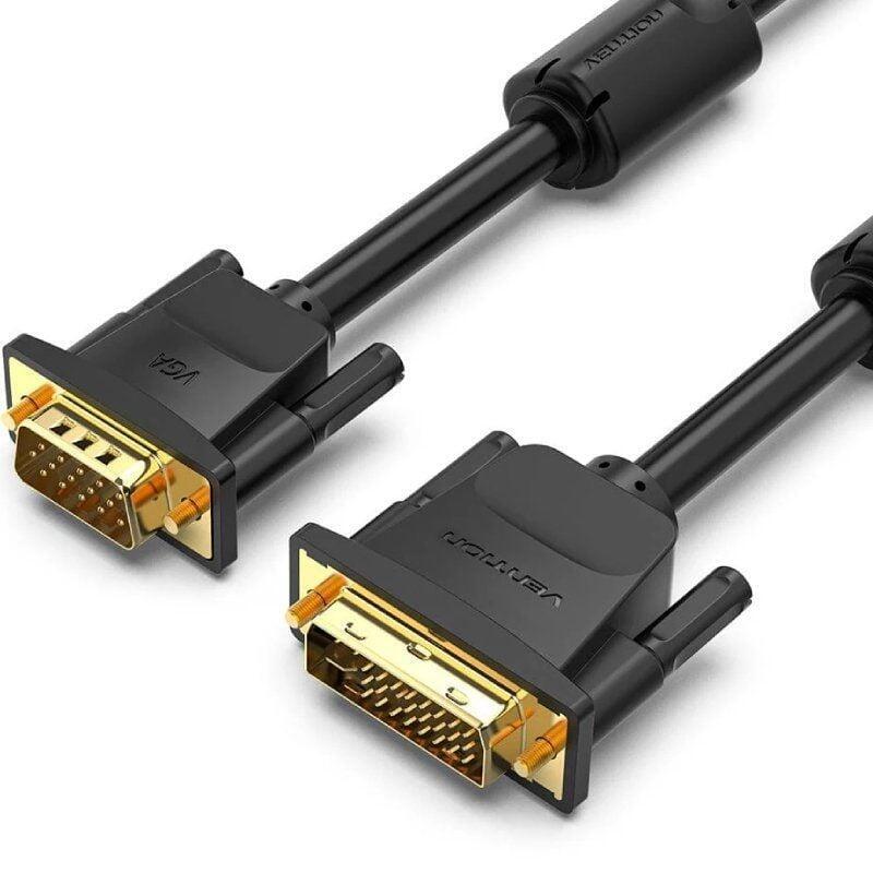 Cable Conversor Vention Eacbg Dvi Macho Vga Macho 1.5m Negro
