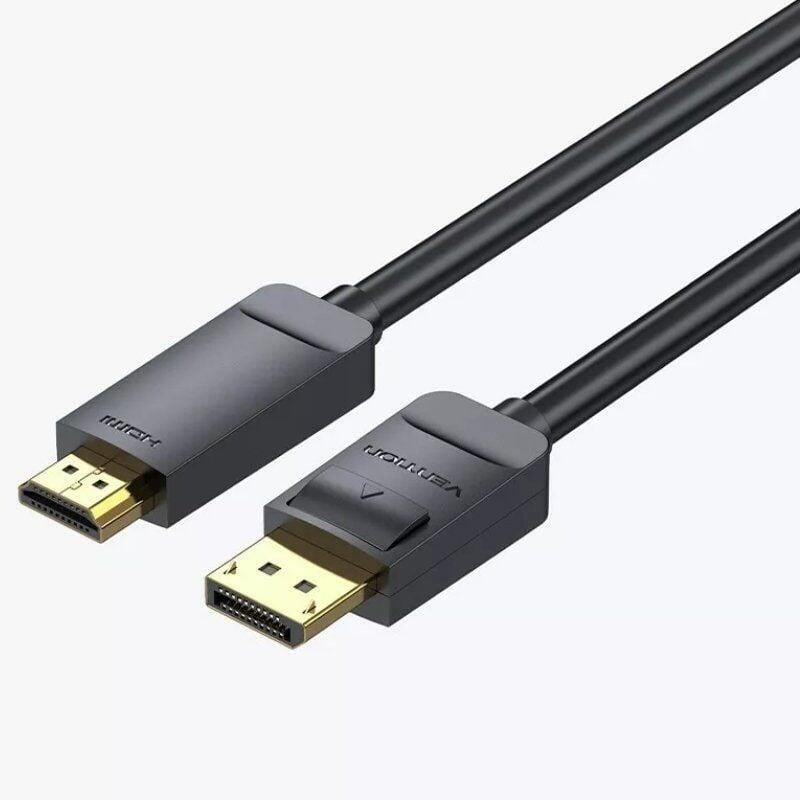 Cable Conversor Vention Hagbf Displayport Macho Hdmi 4k Hembra 1m Negro