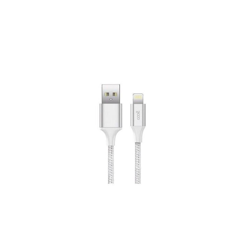 Cable Cool Usb Lightning 1.2m Nylon White