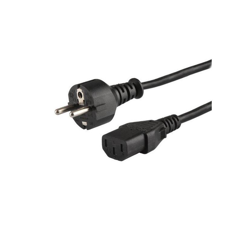 Cable De Alimentacion Schuko C13 1.20m Negro Chuco