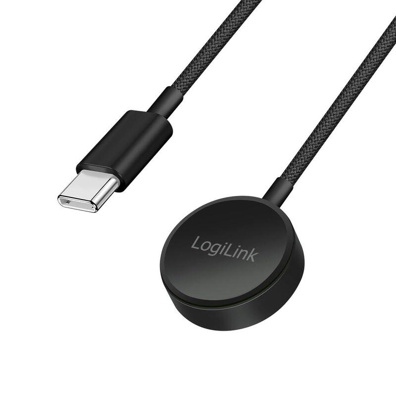 Cable De Carga Smartwatch, Carga Por Inducción, Galaxy Watch 38/Activo 1/2/Ultra, 1 M, Negro