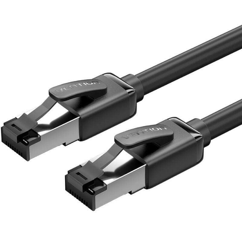 Cable De Red Rj45 Sftp Vention Ikpbf Cat.8 1m Negro
