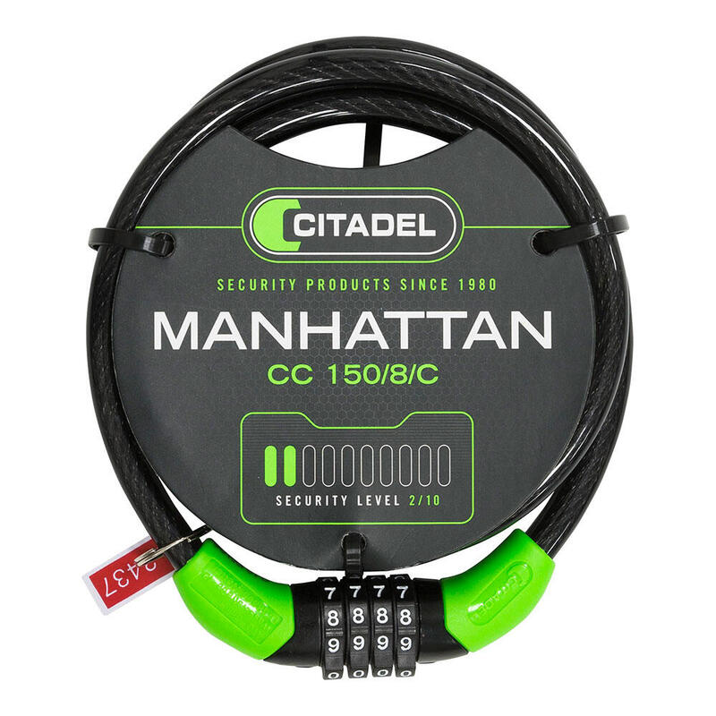 Cable Espiral Citadel Negro 150cm Combinación Cc 150/8/C Cidatel