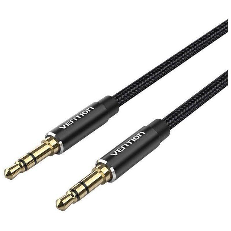 Cable Estéreo Vention Bawbg Jack 3.5 Macho Jack 3.5 Macho 1.5m Negro