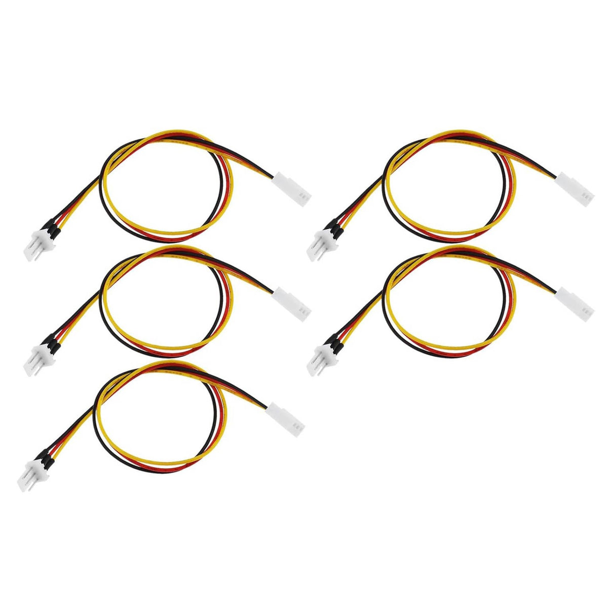 Cable De Extensión Para Portátil Ventilador De Pc 3 Pines Kf2510 9Cm 5Und